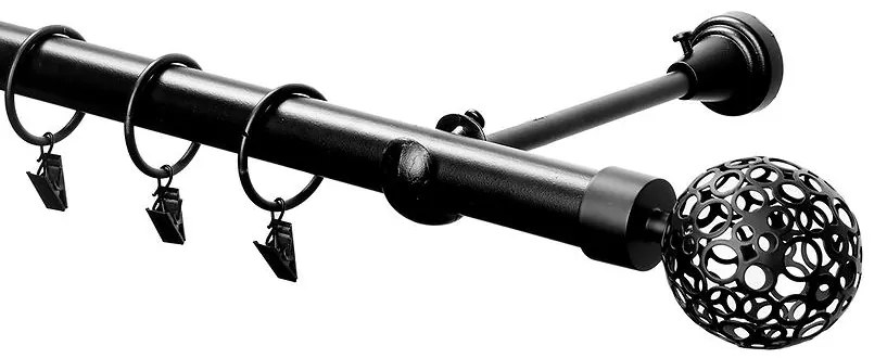 Garniža I Fi 25 čierna 160cm ozdobná guľa