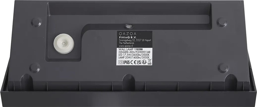 Moderné vonkajšie nástenné svietidlo tmavosivé vrátane LED IP65 s pohybovým senzorom - Marek