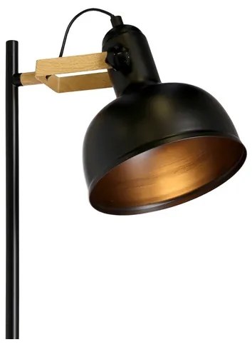 Stojacia lampa RENO 1xE27/40W/230V čierna