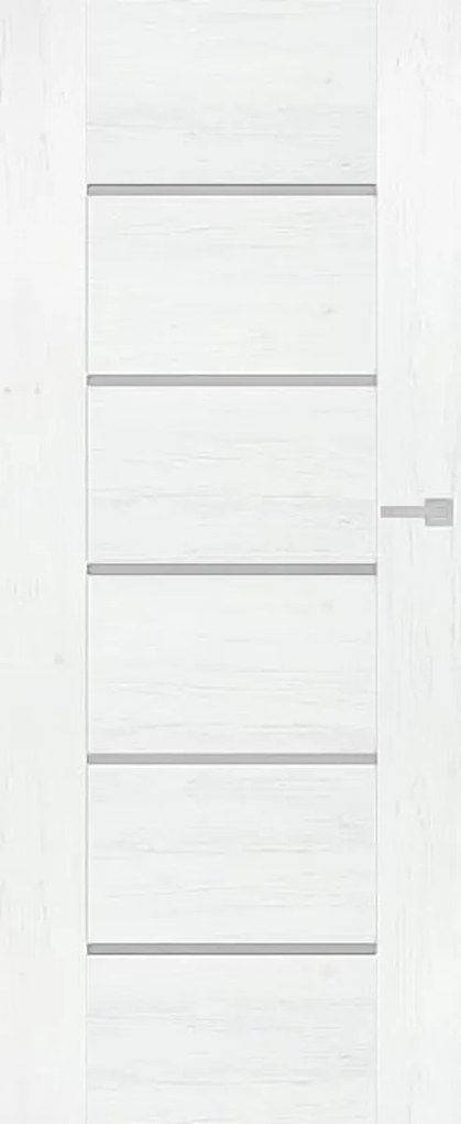 Interiérové dvere Naturel Aura pravé 60 cm borovica biela AURABB60P