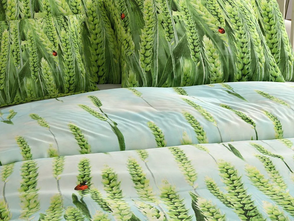 Obliečky z mikrovlákna POSANA zelené Rozmer obliečky: 2 ks 70 x 80 cm | 160 x 200 cm