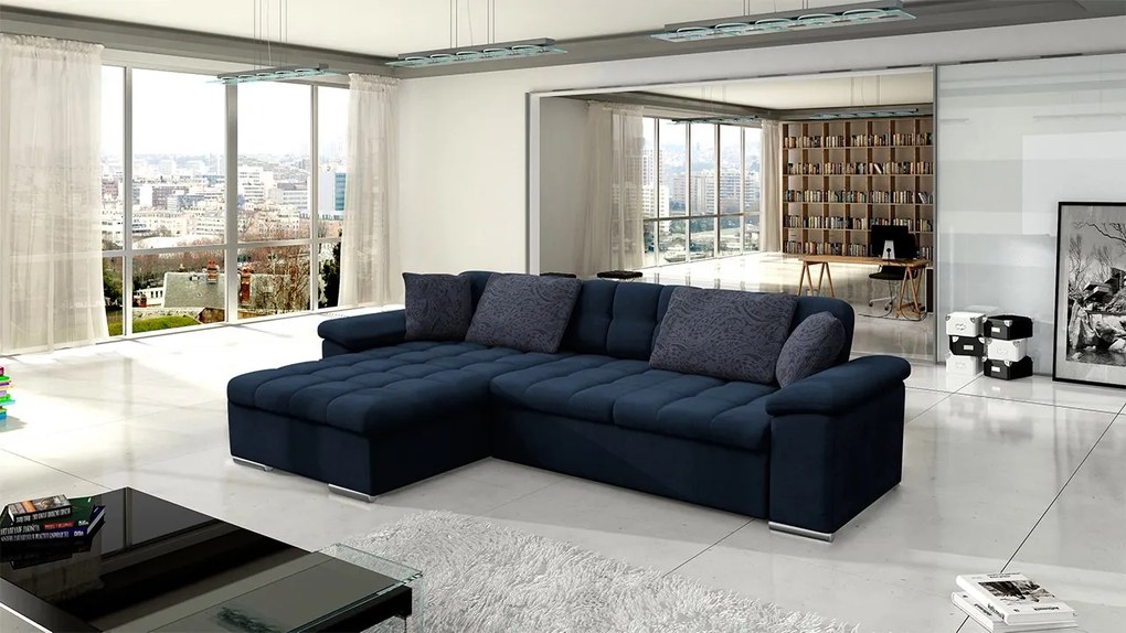 Rohová sedacia súprava Dino Premium, Dostupné poťahy: Zoya 01, Strana: ľavá