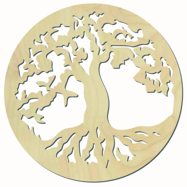 Obraz na stenu strom života MALVEN I SENTOP PR0366 plywood tree of life
