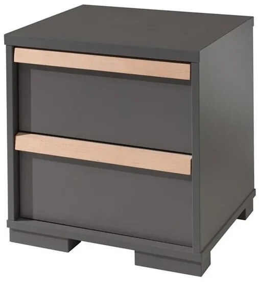 Dizajnový nočný stolík Molde antracit 48cm