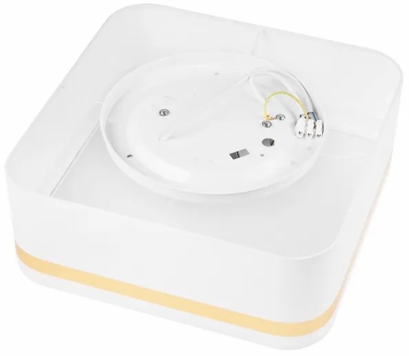 Stropné svietidlo SIRJA SQUARE 2xE27/60W/230V 35x35 cm biela