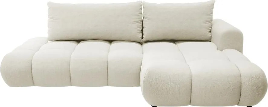 Rohová sedacia súprava Ombre (p) (krémová čierna)