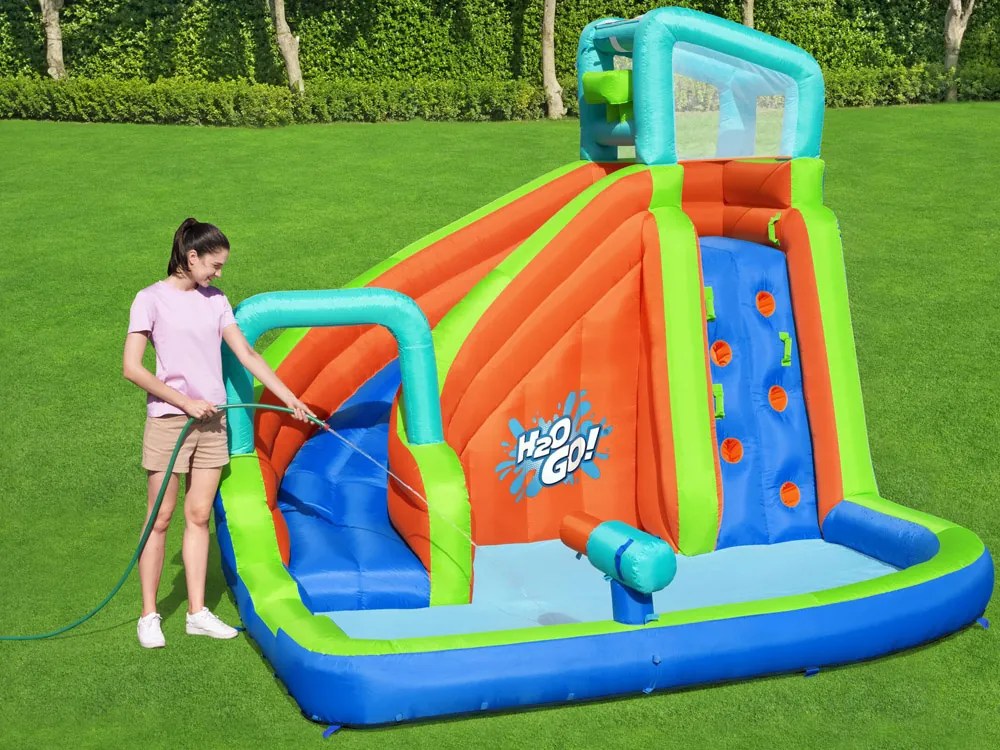 Producent niezdefiniowany Bestway vodné ihrisko H2O Go 365 x 320 x 270 cm so šmýkačkou a striekačkou 53408
