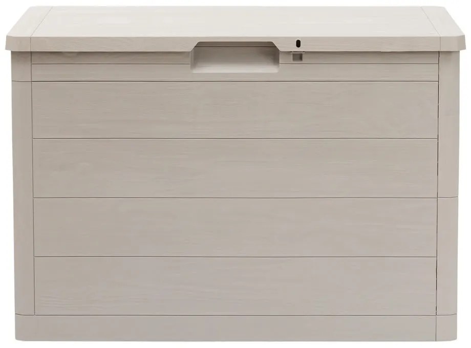 Svetlosivý plastový záhradný úložný box Woodys – Toomax