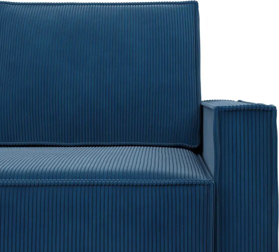 Rohová rozkladacia sedačka NOTO Poso 005 granátová