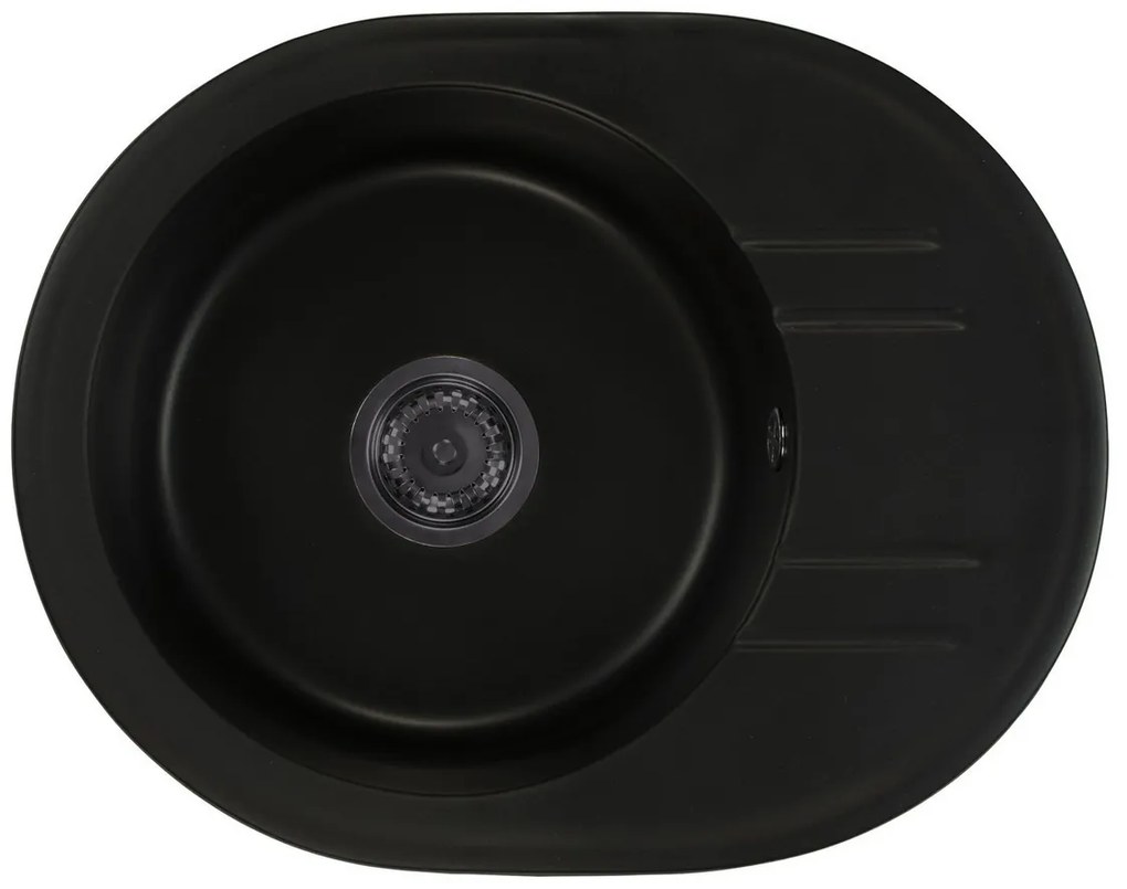 Kuchynský drez Baltera (čierna + textúra) (s 3 otvormi pre batériu). Vlastná spoľahlivá doprava až k Vám domov. 1066366