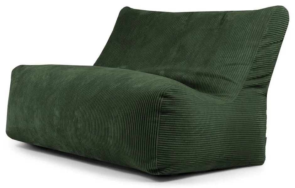 Zelený menčestrový sedací vak Sofa Seat Lounge – SLOWDOWN