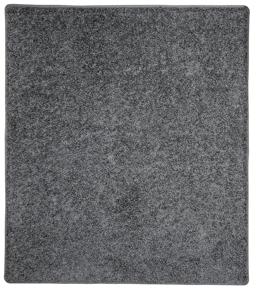 Vopi koberce Kusový koberec Color Shaggy sivý štvorec - 250x250 cm