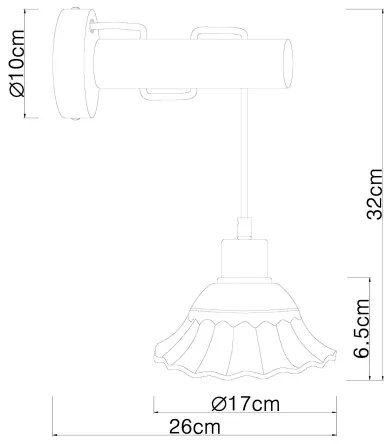 GLOBO nástenné svietidlo klasické 54050W