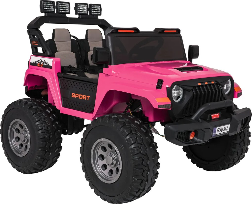 Ramiz Extrémne športové vozidlo 4x4 Variabilná veľkosť Ružová