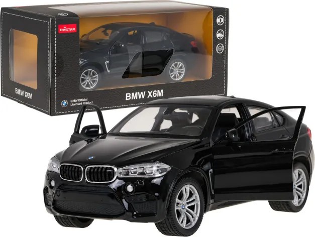Model auta BMW X6M RASTAR 1:24 čierny