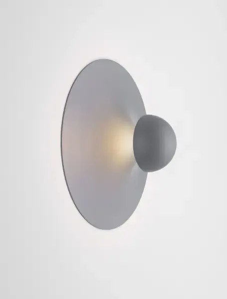 LED bluish šedé nástenné svietidlo Edem