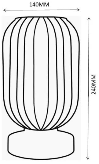 Globo 15469TS - Stolná lampa NORMY 1xE27/40W/230V šedá