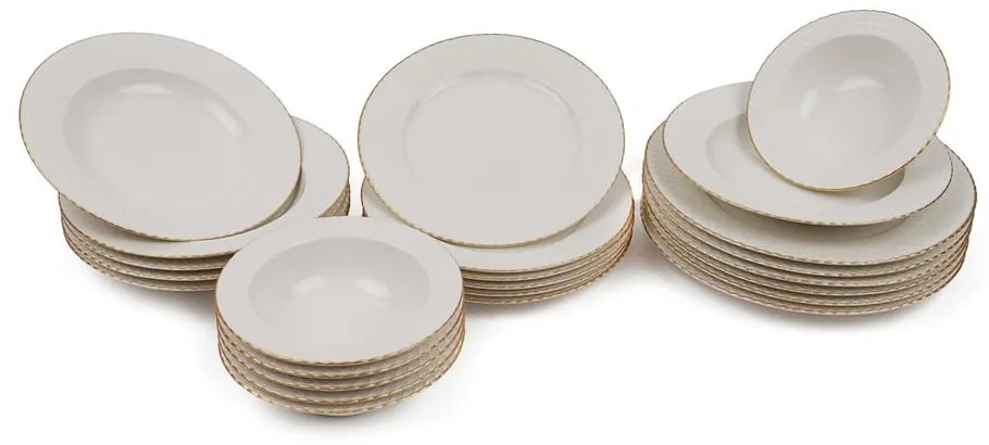 24-dielna súprava porcelánového riadu Kutahya Galla
