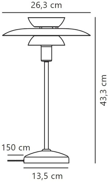 Nordlux - Stolná lampa CARMEN 1xE14/25W/230V čierna
