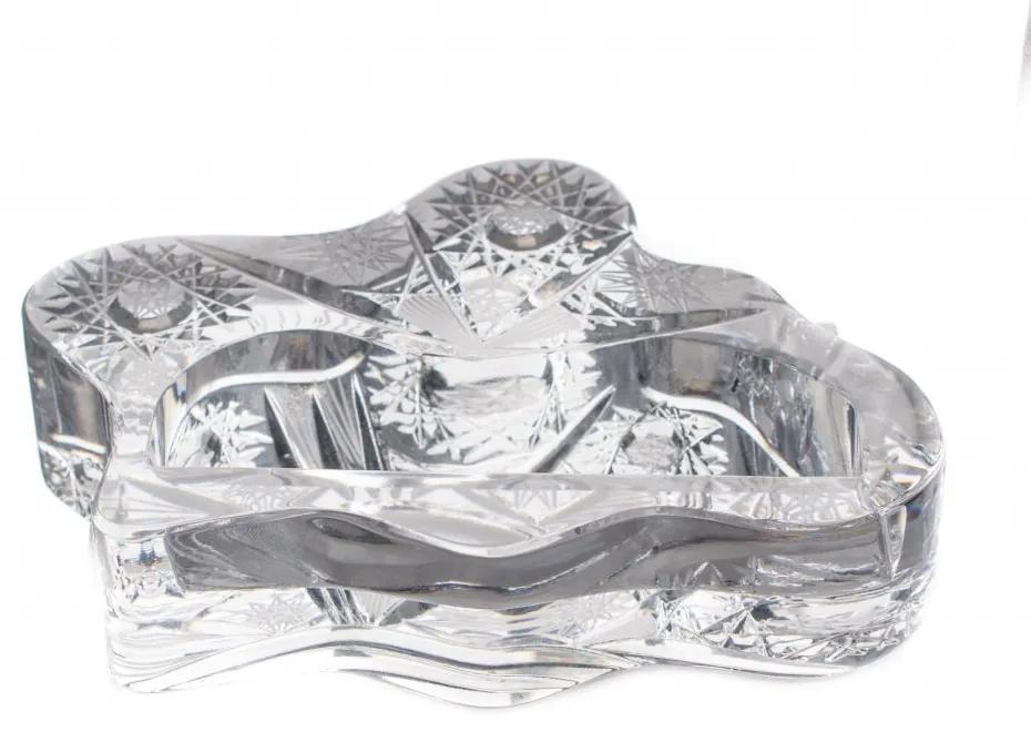 Broušený vizitkovník, Royal Crystal, 14,5 cm