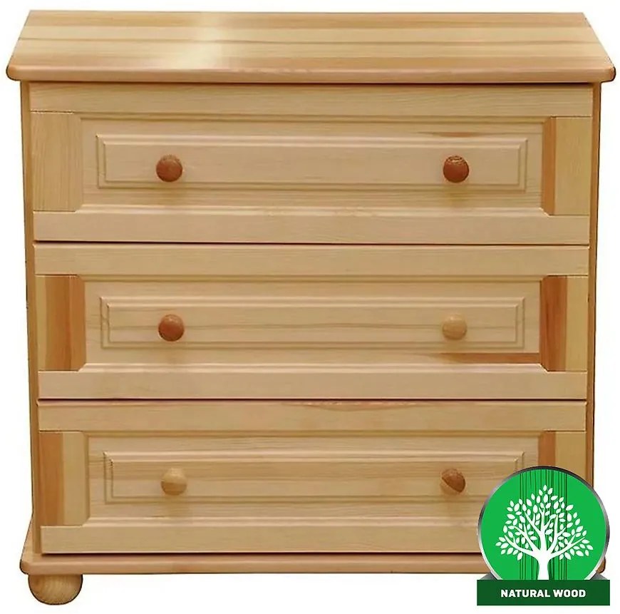 Komoda K6/3 borovicova .FIL Merkury