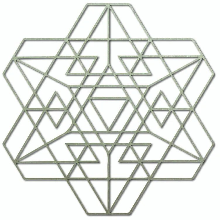 Stylesa Geometrický obraz na stenu z drevenej preglejky I SENTOP PR0334 preglejka