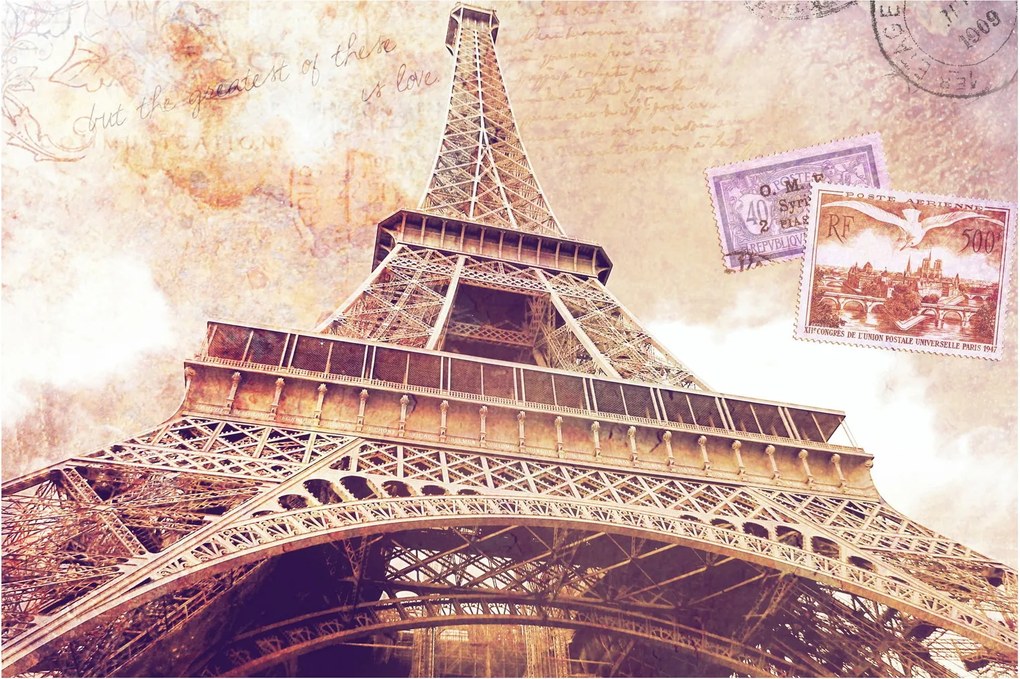 Obraz - Pohľad z Paríža (90x60 cm)