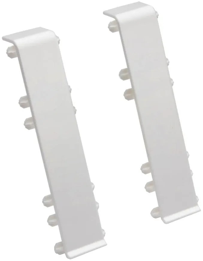 Spojka podlahovej lišty Hi-Line 9003 biela lesk - 2 ks