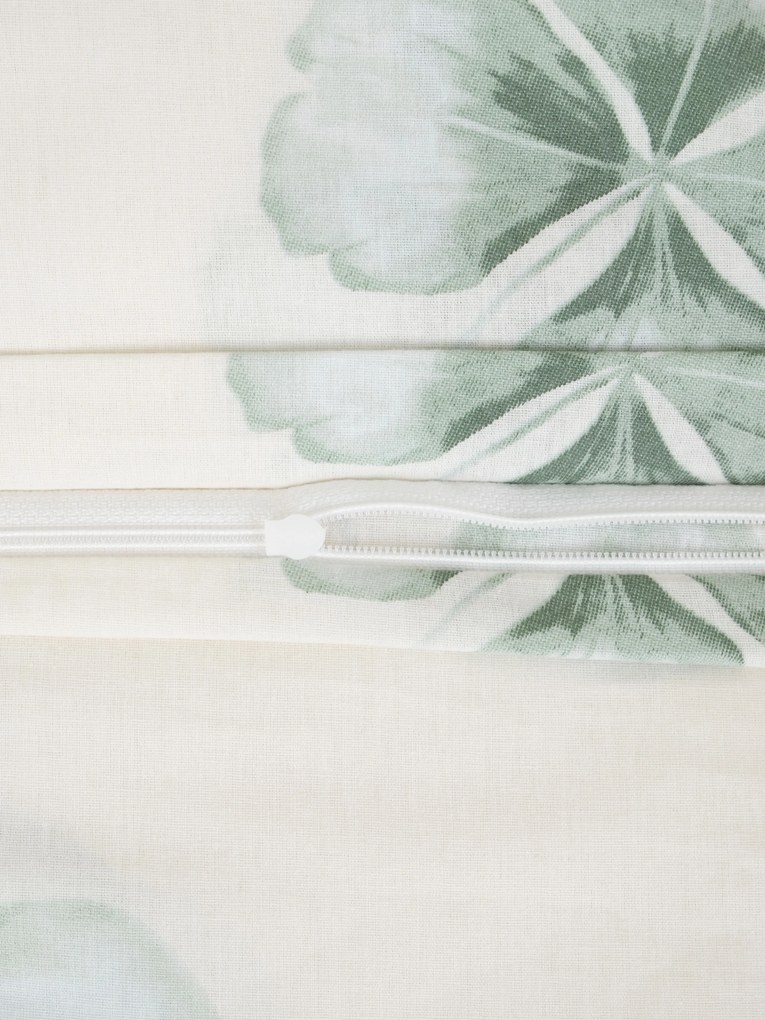 Bavlnená obliečka na vankúš Renforcé 50 × 70 cm – Štvorlístok