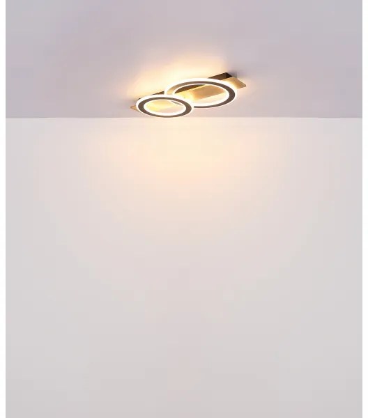 Globo 48038-40 - LED Stropné svietidlo JAYDEN LED/40W/230V hnedá