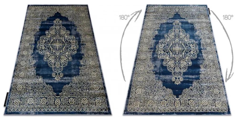 Kusový koberec Avra tmavo modrý 120x170cm