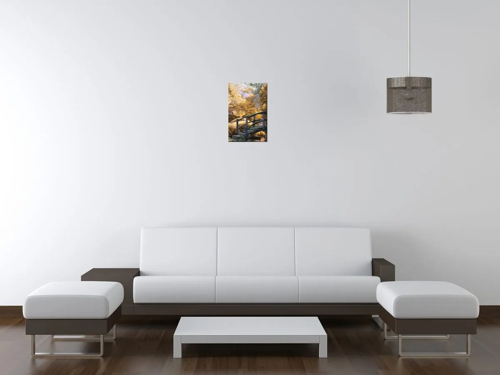 Gario Obraz na plátne Zlatá Japonská záhrada Rozmery: 30 x 30 cm
