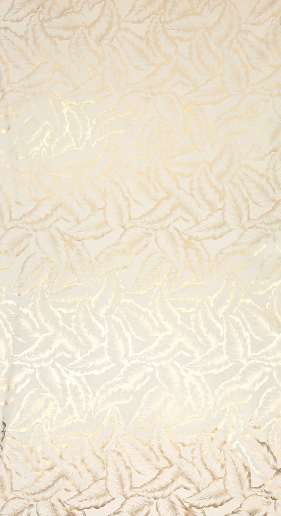 ZATEMŇOVACÍ ZÁVES NA KRÚŽKOCH MILENA 140X250 CM LISTY