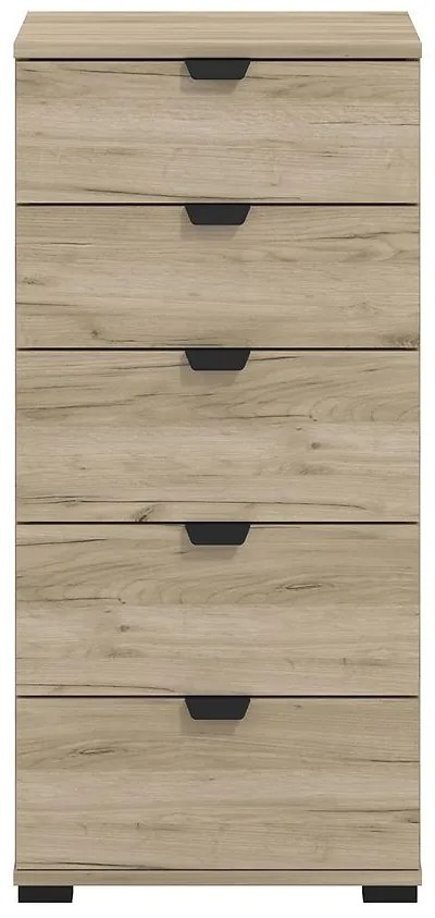 Komoda Duerto 5F 45 šedá dub 11008309