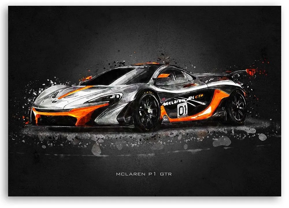 Gario Obraz na plátne Mclaren P1 GTR - Gab Fernando Rozmery: 60 x 40 cm