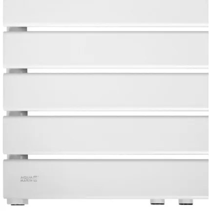 AQUAMARIN Vertikálny kúpeľňový radiátor 1200 x 600 mm, biela
