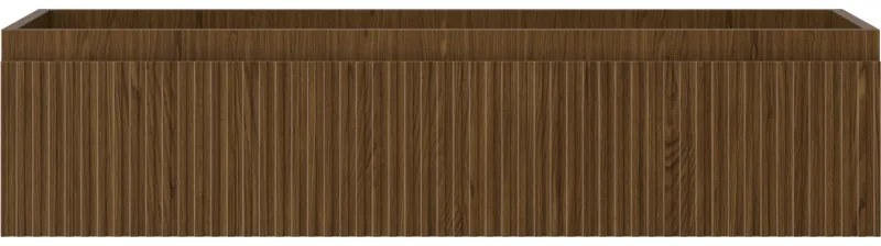 Mexen Rivel, kúpeľňová skrinka 100 cm, 1 zásuvka, drážkovaná, orech, 91A20-10023-1-BF86