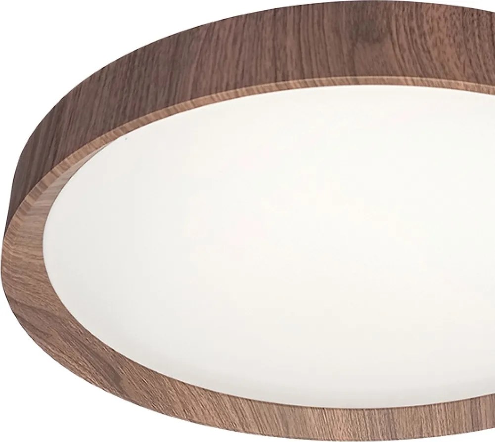 Stropné LED svietidlo Forest, 1x LED 24w, 4000k, (fi 39cm), imitácia dreva