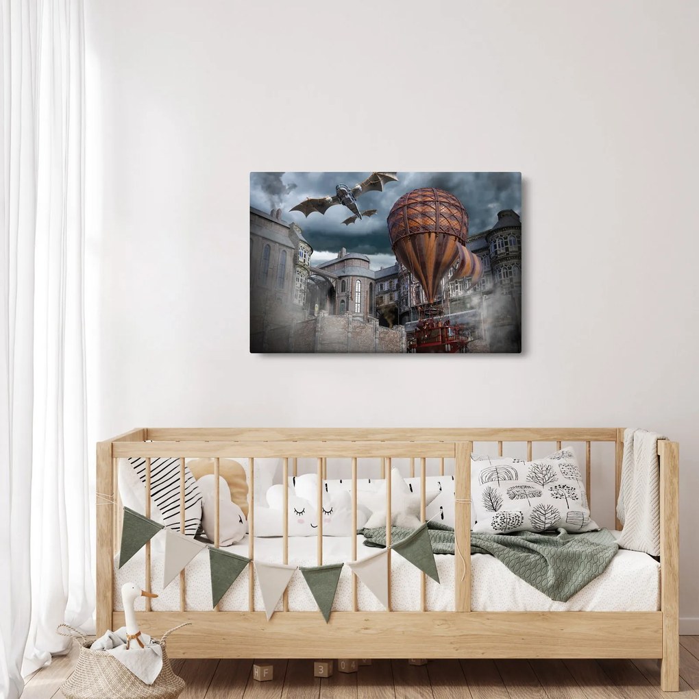 Obraz - Surrealistická krajina (90x60 cm)