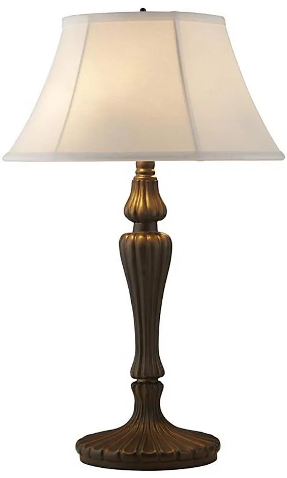 Searchlight EU46091WH - Stolná lampa AMY 1xE27/60W/230V