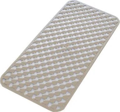 Aqualine Aqualine, GEO podložka do vane 36x71cm s protišmykovou úpravou, kaučuk, béžová, 97367103