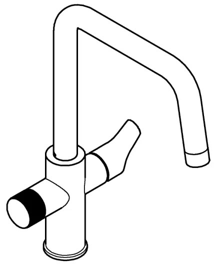 GROHE 30595DC0 - Drezová batéria BLUE PURE, nerezová oceľ