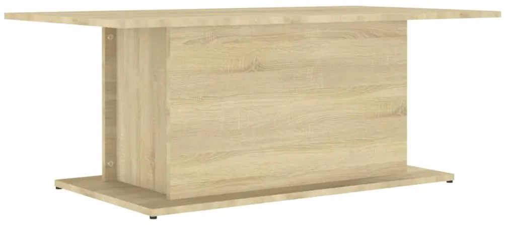 Konferenčný stolík, dub sonoma 102x55,5x40 cm, kompozitné drevo
