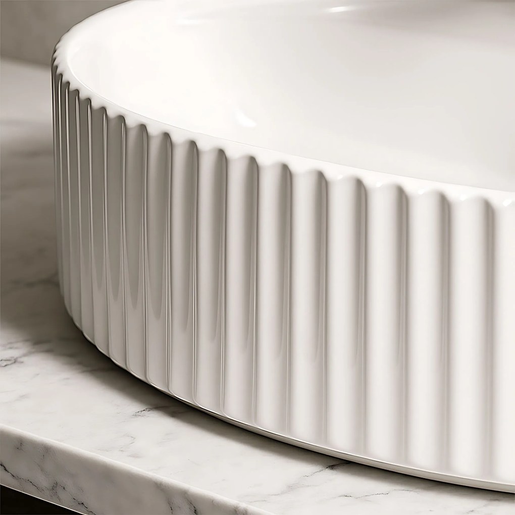 Rea Marcela, umývadlo na dosku 500x355x135 mm, biela lesklá, REA-U4003