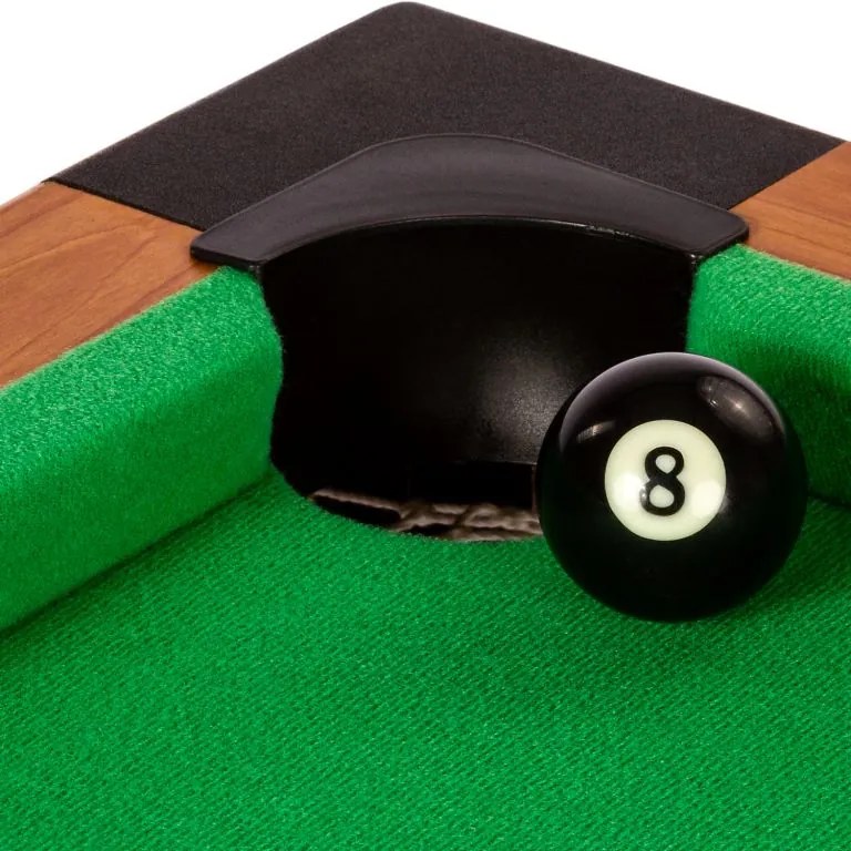 GamesPlanet® 57275 Biliardový stôl pool biliardový stôl s vybavením, 4 ft, zelený
