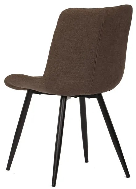 Autronic BONTEC Jedálenská stolička, hnedá, látka, CT-382 BR2 Farba: Šedá