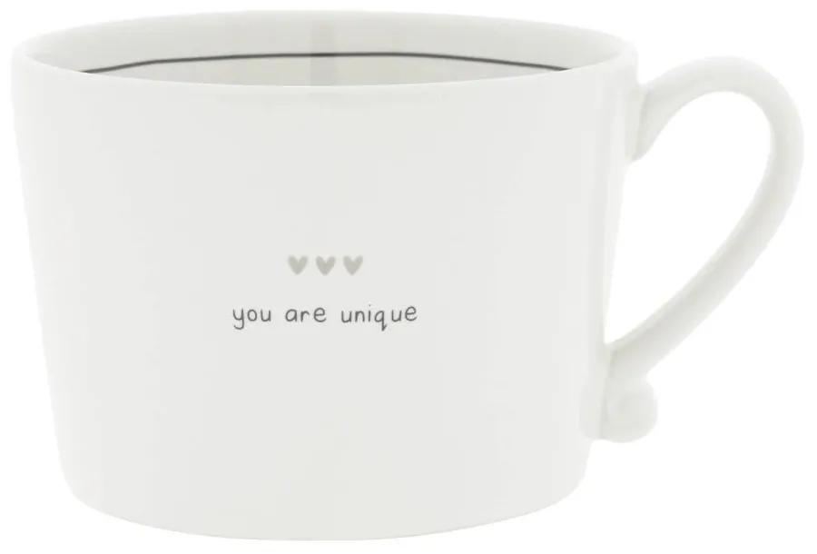 Cup White/You are unique 10x8x7cm