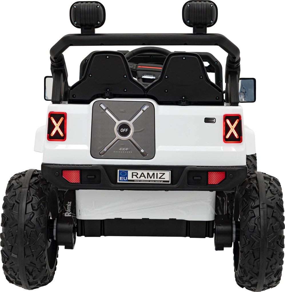 Ramiz Detské elektrické auto OFF ROAD Speed Biele