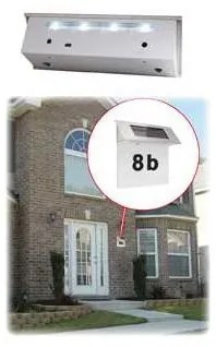 LED solárne domové číslo 600 mAh