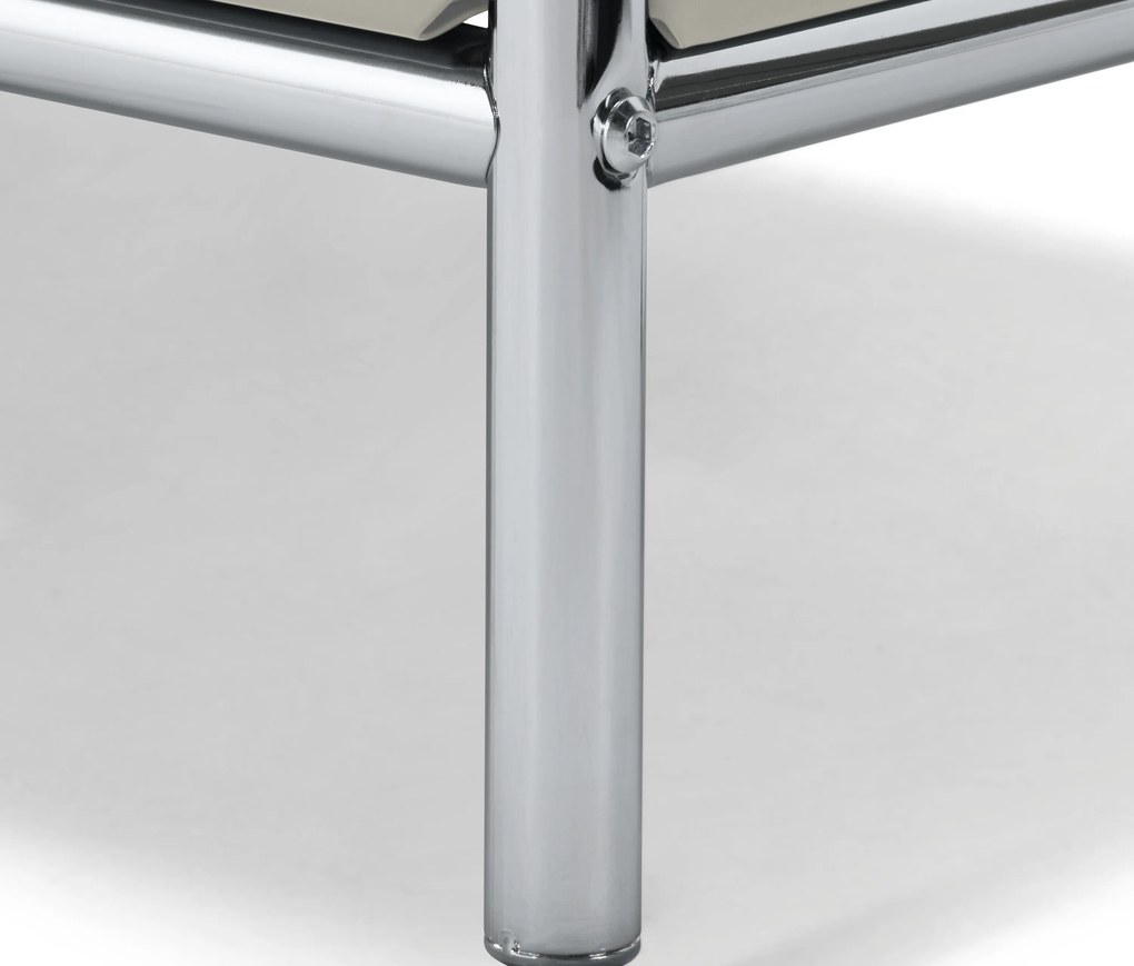 Nízky kovový stolík »CN3« s 3 výklopnými priečinkami, svetlosivý